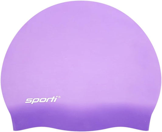 Sporti Silicone Swim Cap for Kids, Unisex Youth Swimming Cap, Protection Bathing Caps for Your Children, Aged 2-10