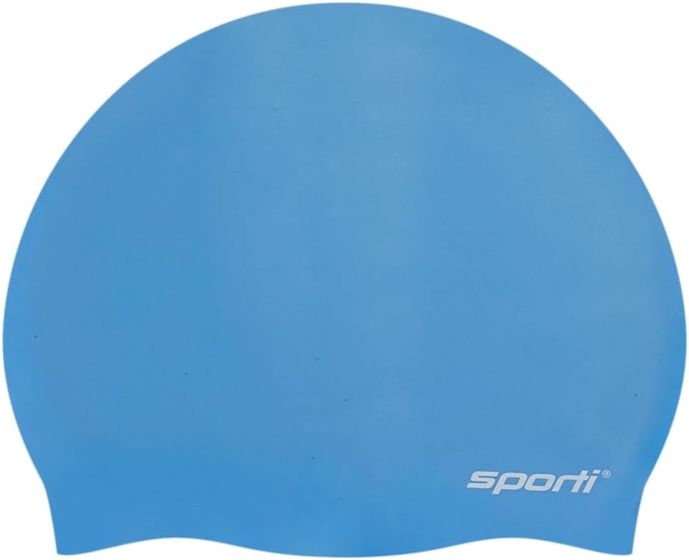 Sporti Silicone Swim Cap for Kids, Unisex Youth Swimming Cap, Protection Bathing Caps for Your Children, Aged 2-10