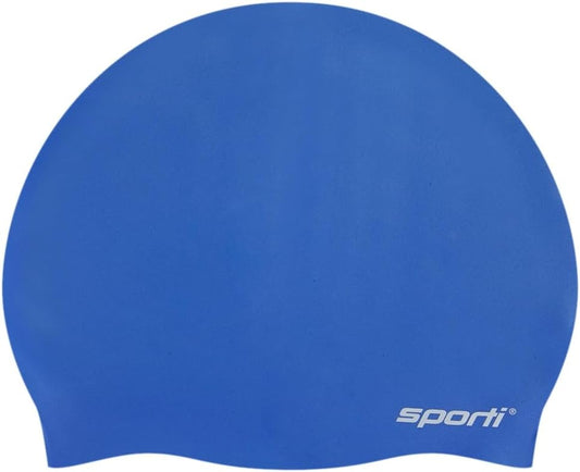Sporti Silicone Swim Cap for Kids, Unisex Youth Swimming Cap, Protection Bathing Caps for Your Children, Aged 2-10