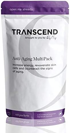 Transcend Ray and Terry's Anti-Aging Supplement Combination: 30 Day Supply Individual Dose Packets Contain 3 Supplements to Counterract Biochemical Aging