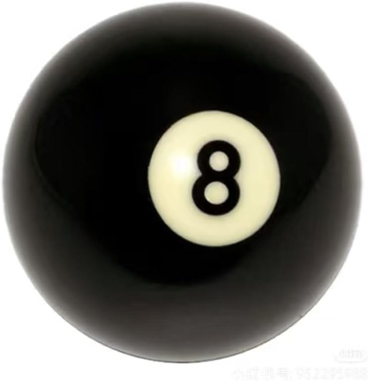 Replacement Billiards Ball, 2-1/4" Regulation Size, Object Balls with Cue Ball & Billiard #8 Ball, Standard Billiards Ball Accessories