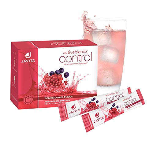 Javita Control Fruity (Acai, Pomegranate) Drink Mix Beverage with Slimming Herbs (Garcinia Cambogia, Gymnema Sylvestre) to Help Support Healthy Lifestyle, Appetite (1 Box/24 Sticks)