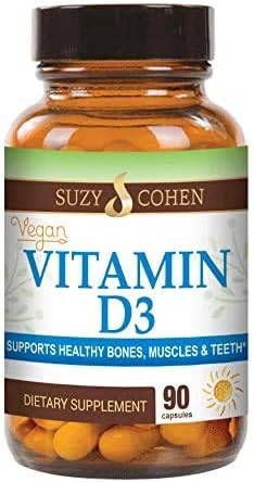 Script Essentials Vegan Vitamin D3 5,000 IU for Healthy Muscle Function, Bone Health, and Immune Support - Non-GMO, Gluten Free and Kosher Certified - 90 Servings
