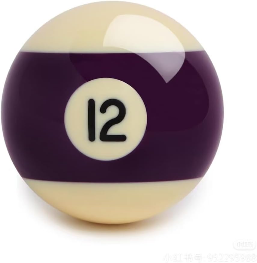 Replacement Billiards Ball, 2-1/4" Regulation Size, Object Balls with Cue Ball & Billiard #8 Ball, Standard Billiards Ball Accessories