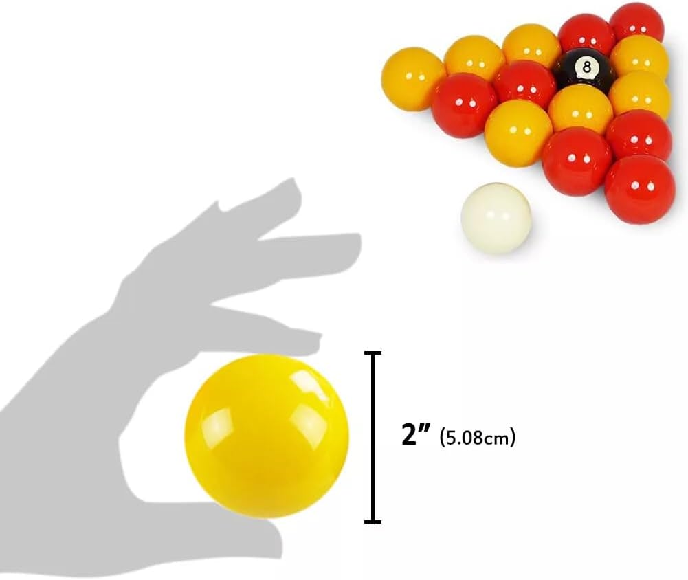 East Eagle Billiard/Pool Balls, Complete 16 Balls Set
