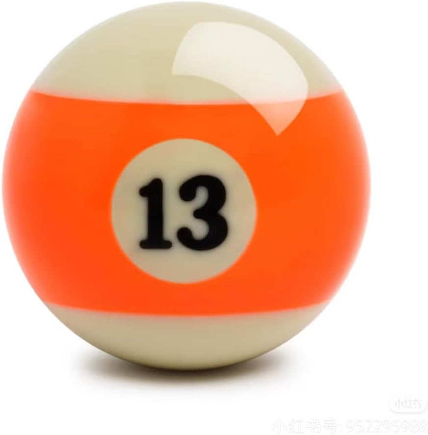 Replacement Billiards Ball, 2-1/4" Regulation Size, Object Balls with Cue Ball & Billiard #8 Ball, Standard Billiards Ball Accessories