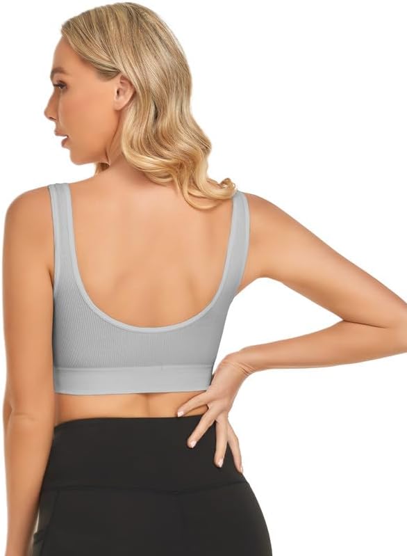 BESTENA Sports Bras for Women, Seamless Comfortable Yoga Bra with Removable Pads