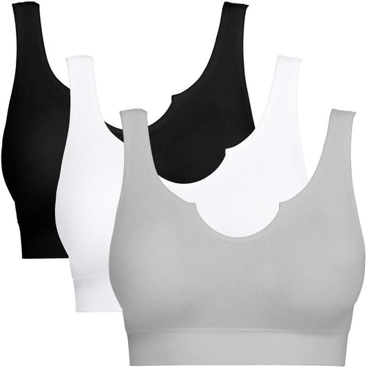 BESTENA Sports Bras for Women, Seamless Comfortable Yoga Bra with Removable Pads