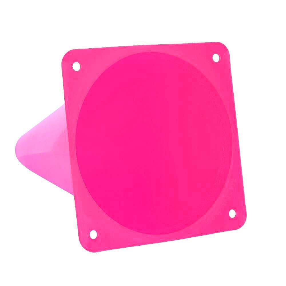 Alyoen 9 inch Traffic Cones, Plastic Sport Cones, Pink Soccer Training Cones for Outdoor Activity & Festive Events (Sets of 10/15/ 20)