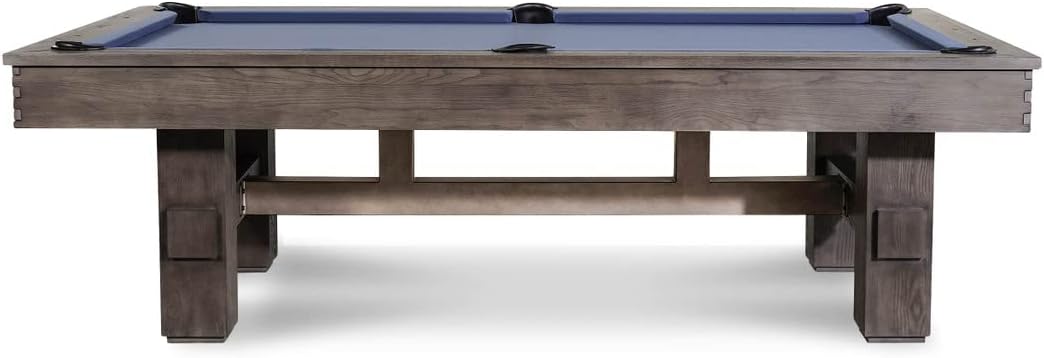 Nixon Billiards - Kemp Slate Billiard Pool Table - Grayson Gray/Weathered Slate - 7ft and 8ft