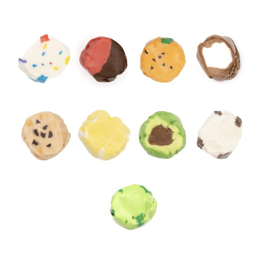 Taffy Shop Desserts Favorites, Valentine Salt Water Taffy – Assorted Gourmet Soft Chewy Candy, Variety Pack, Bulk Sweet Snack, Fresh Gift & Gluten-Free, 35 Individually Wrapped Pieces (7oz)