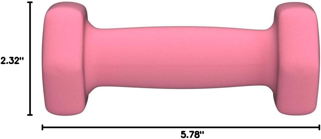 Amazon Basics Neoprene Dumbbell Hand Weights for Exercise and Muscle Toning