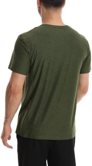 Different Touch Men’s Active Workout Quick Dry Crew Neck Short Sleeve T-Shirts