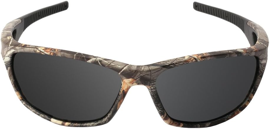 Polarized Outdoor Sports Sunglasses Tr90 Camo Frame for Men Women Driving Fishing Hunting Reduce Glare