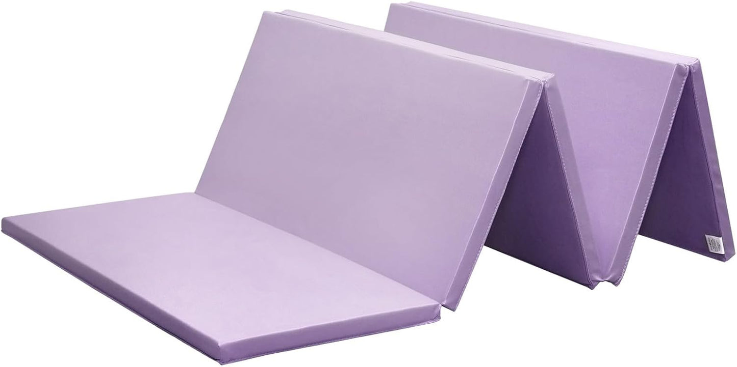 KaRaDaStyle Gymnastics Mat Folding Stretch Mats 75"x31"x1.2" Exercise Muscle Training Children Play Horizontal Bar Mat Yoga Sports Soundproof Home Use