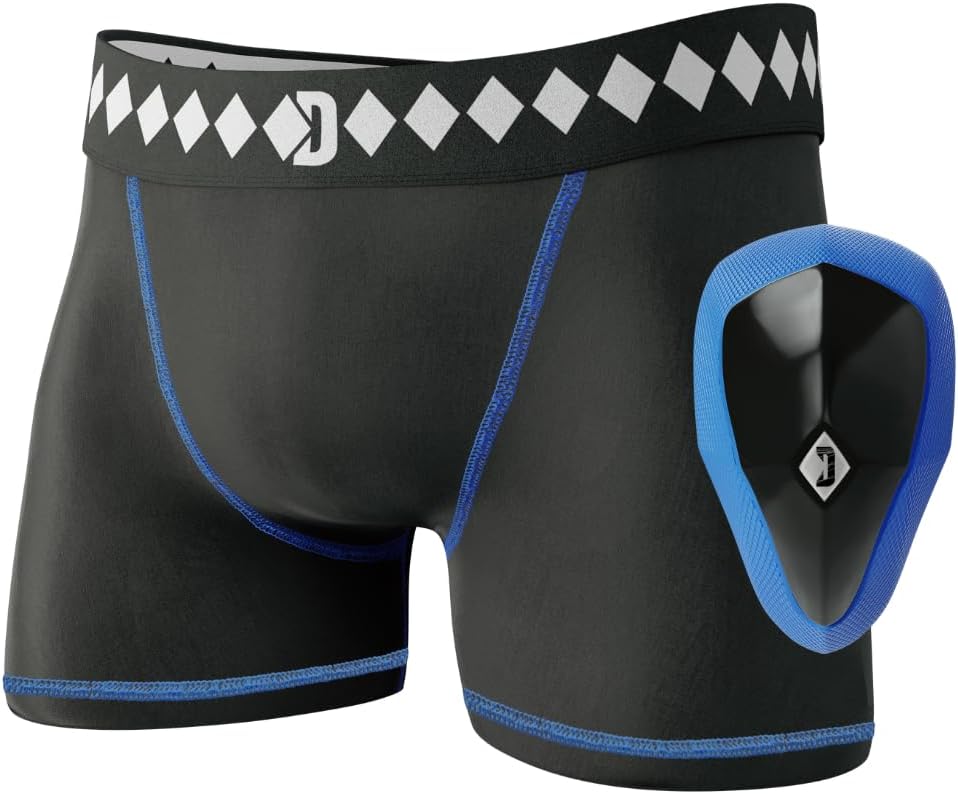 Diamond MMA Compression Short Built-in Jock Strap & Athletic Cup Groin Protection System