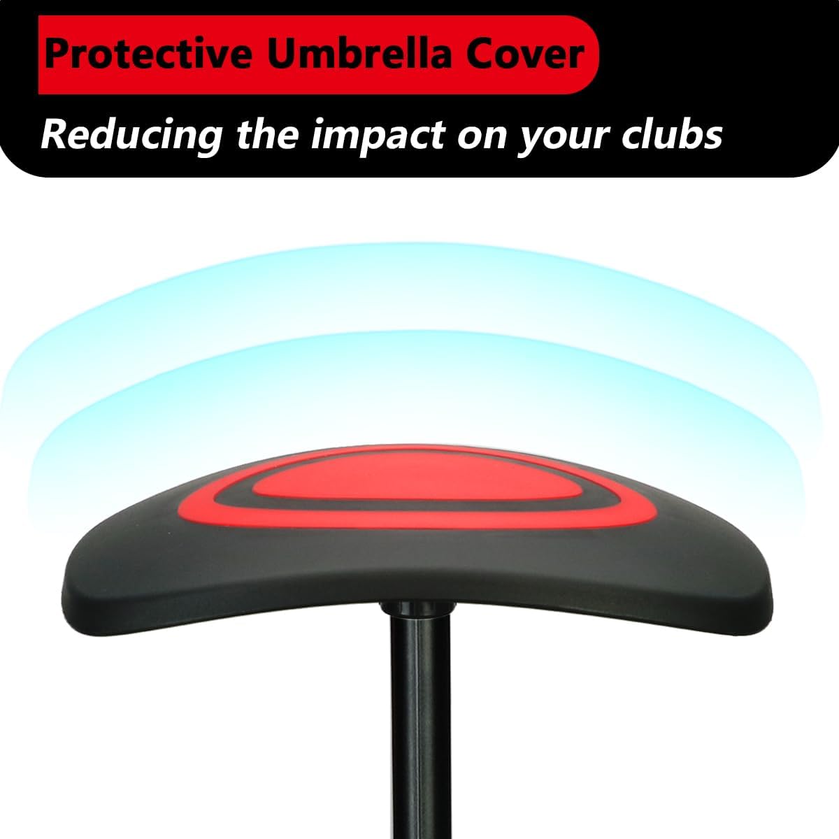 LTY Golf Travel Support Arm, Golf Travel Brace, Golf Travel Protection Kit, Golf Travel Bag Support System - Featuring a New Shape Designed for Better fit with Golf Bags