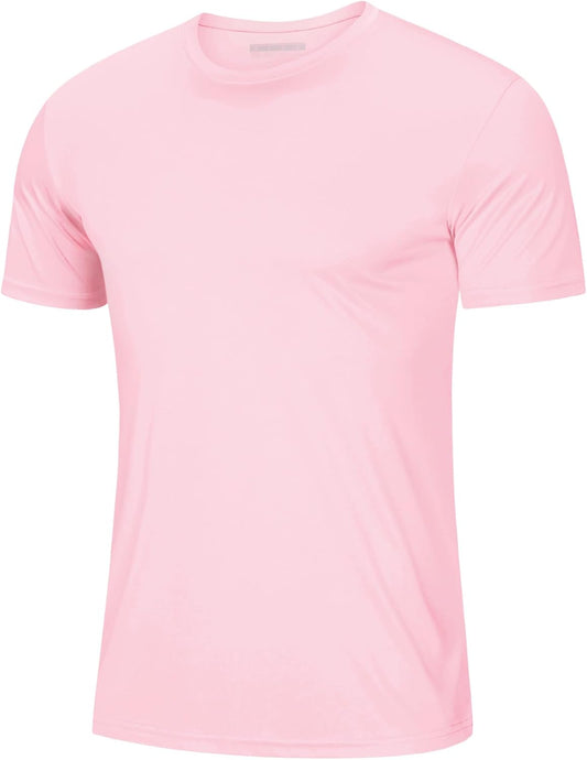 MAGCOMSEN Men's Short Sleeve UPF 50+ T-Shirt Quick Dry Rash Guard Athletic Running Swim Top Tee Performance Water Shirts