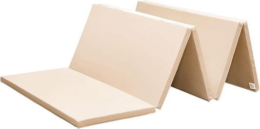 KaRaDaStyle Gymnastics Mat Folding Stretch Mats 75"x31"x1.2" Exercise Muscle Training Children Play Horizontal Bar Mat Yoga Sports Soundproof Home Use