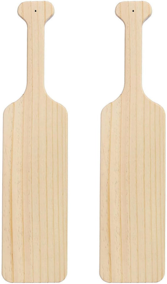 BATTIFE 2Pack 18 Inch Greek Fraternity Paddle, Unfinished Pine Wood Paddle, Solid Wooden SororityPaddle, Frat Paddle