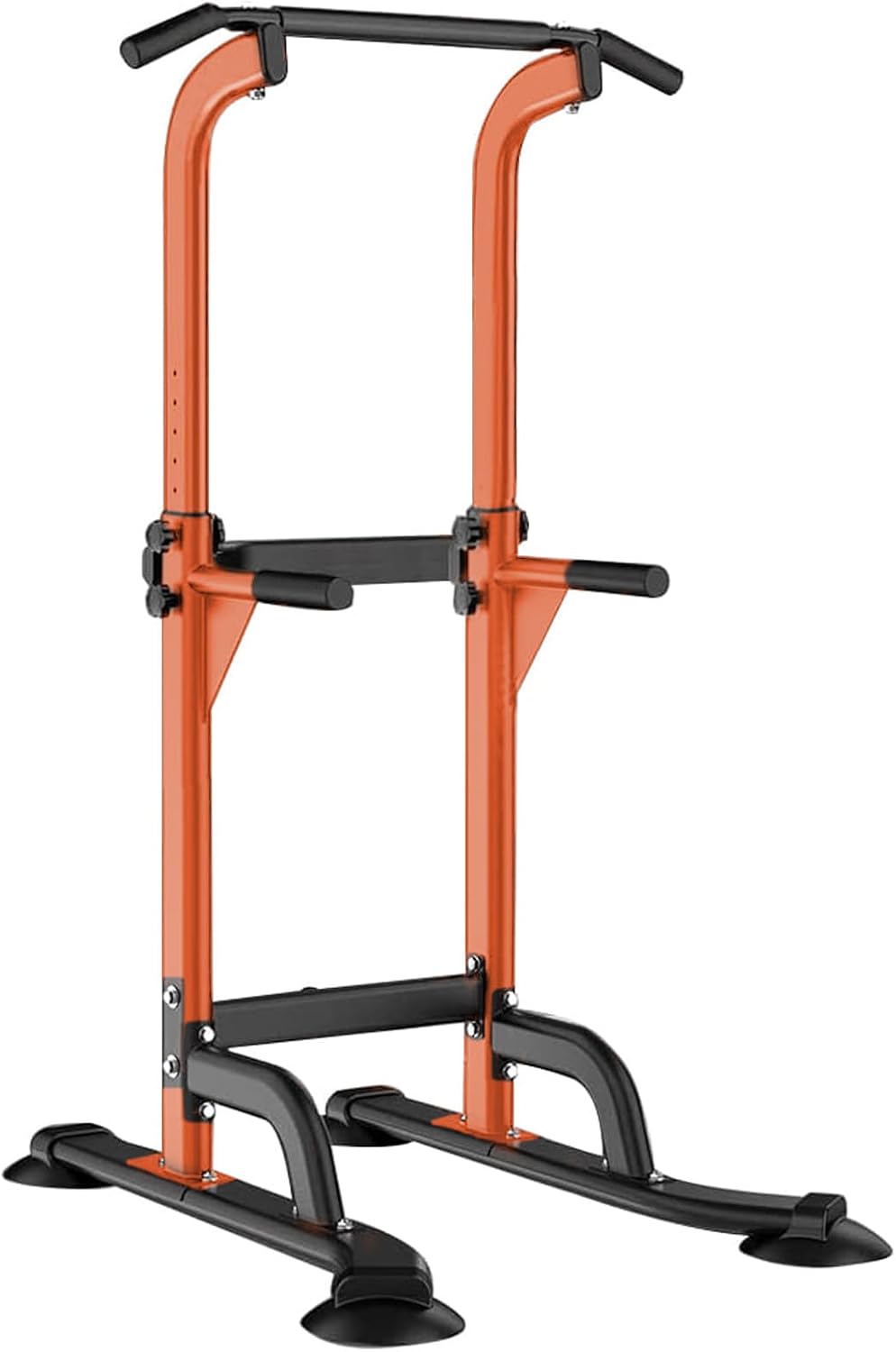SogesHome Power Tower Pull Up Bar and Dip Station Adjustable Height Dip Stand Multi-Functional Strength Training Fitness Workout Station