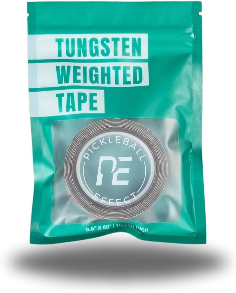 Weighted Tungsten Tape for Pickleball Paddles | Non-Toxic & Customizable Alternative of Lead Tape for Pickleball Paddles