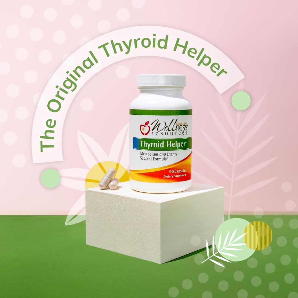 Thyroid Helper - Natural Supplement for Metabolism & Energy (90 Capsules)