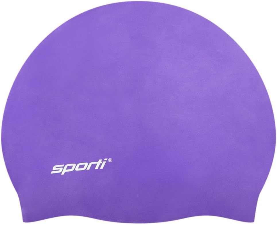 Sporti Silicone Swim Cap for Kids, Unisex Youth Swimming Cap, Protection Bathing Caps for Your Children, Aged 2-10