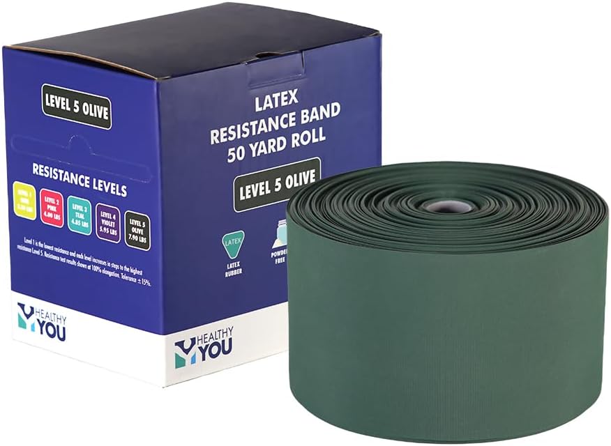 Healthy You® Latex Resistance Exercise Band 50 Yard