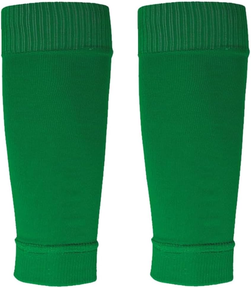 2 Set Anti-Slip Grip Soccer Socks with Shin Guard Sleeves, Sports Athletic Socks for Men Women