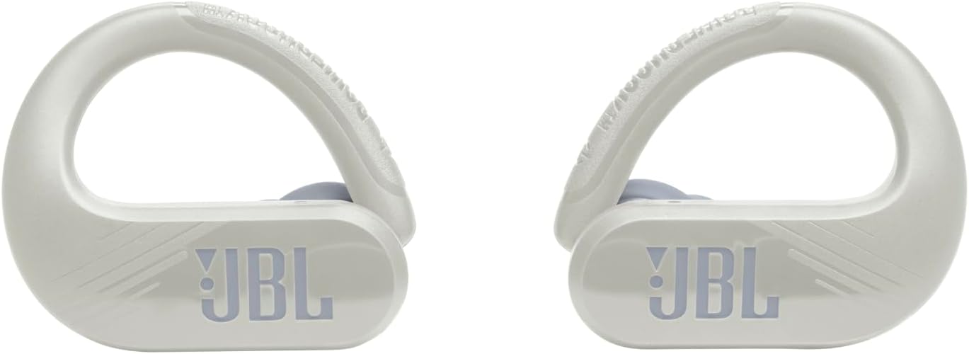 JBL Endurance Peak 3 - Dust and Water Proof (IP68) True Wireless Active Earbuds, Pure Bass Sound, Up to 50 Total Hours of Playback with Speed Charge, Ambient Aware & Talk Thru (White)