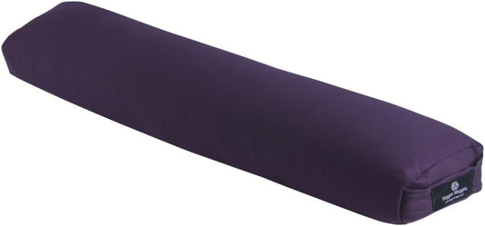 Hugger Mugger Pranayama Yoga Bolster - Very Firm, use Under Length of Spine for Deeper Breathing or Under Ankles, Handmade in The USA