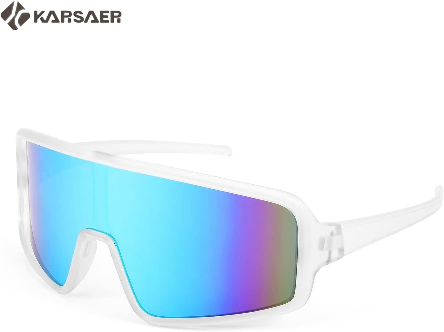 Karsaer Vision Sports Sunglasses Cycling Glasses Baseball Softball Sunglasses Unisex for Adult Youth Kids Boys Girls 8-16