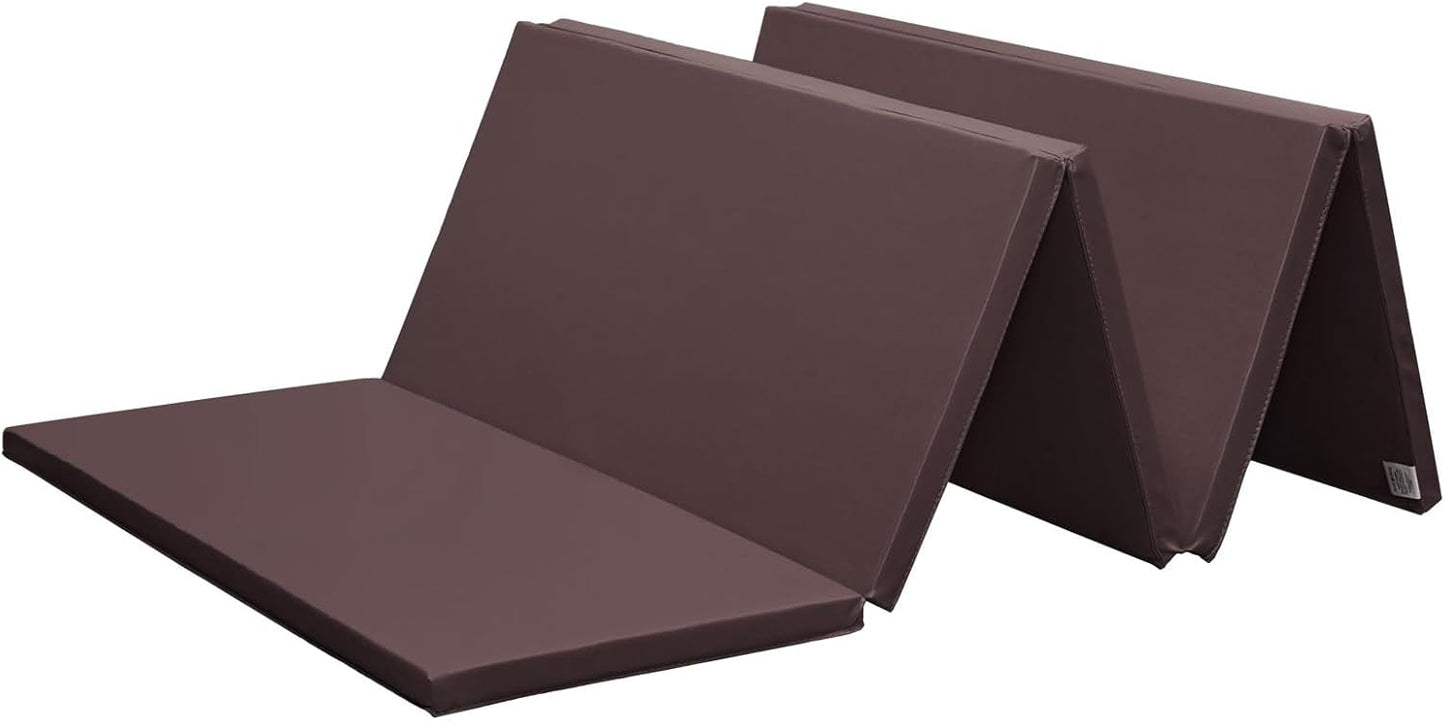 KaRaDaStyle Gymnastics Mat Folding Stretch Mats 75"x31"x1.2" Exercise Muscle Training Children Play Horizontal Bar Mat Yoga Sports Soundproof Home Use