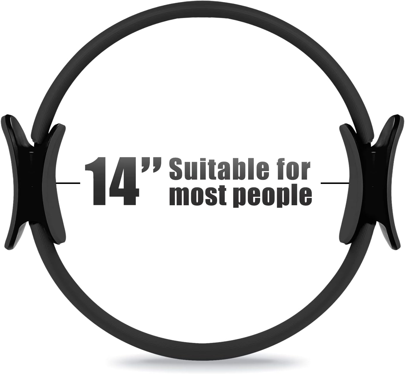 RitFit Pilates Ring Circle - 14 Inch Magic Fitness Circle for Toning Inner & Outer Thighs, Bonus Workout Guide Included