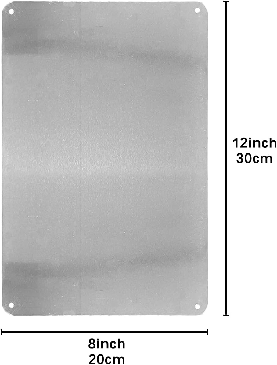 Custom Gym Sign Wall Art Decor Personalized Name Aluminum Metal Sign Retro Workout Room Fitness Center Tin Sign - Excuses Don't Burn Calories