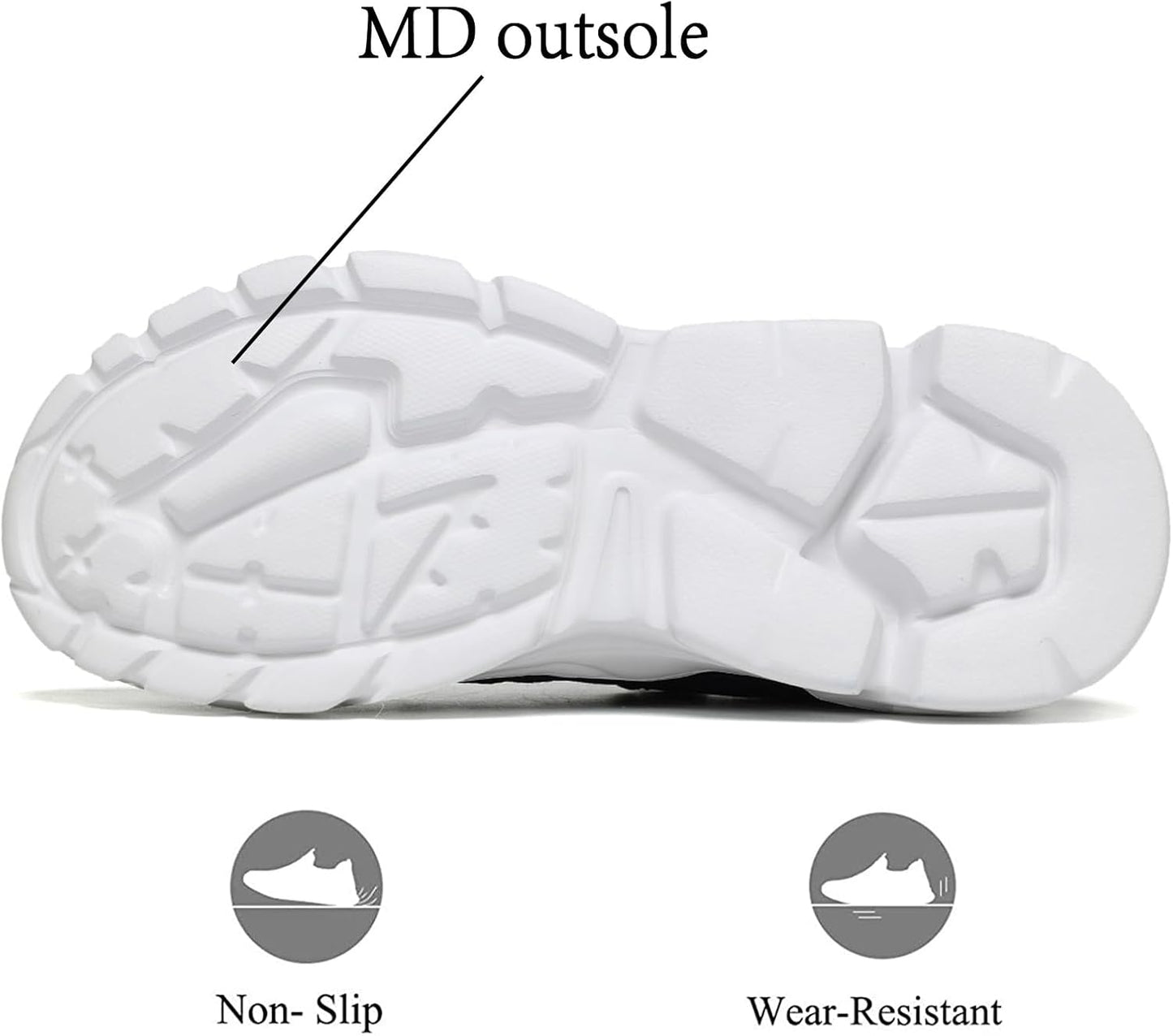 Mens Slip On Running Shoes Athletic Walking Trainers Lightweight Breathable Mesh Tennis Sneakers