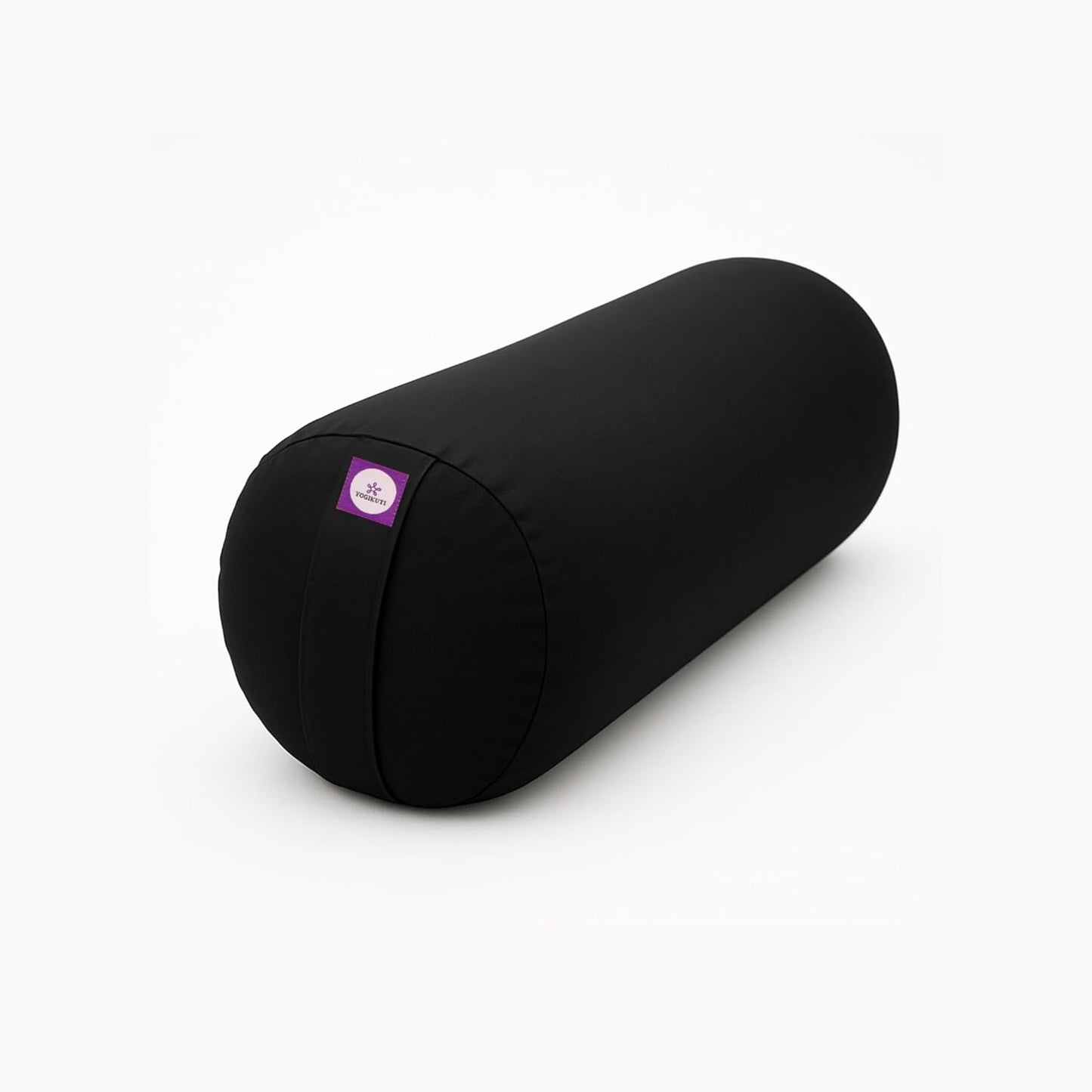 Yogikuti Iyengar Yoga Bolster for Restorative Yoga and Meditation – Lightweight Cotton Support Pillow with Handle for Easy Carry, Versatile for Pose Modification, Balance, Back Relief, and Relaxation