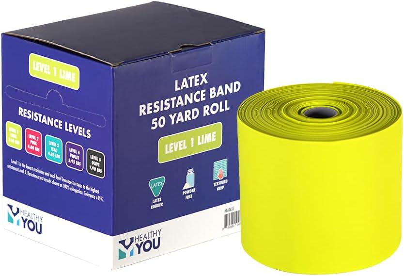 Healthy You® Latex Resistance Exercise Band 50 Yard