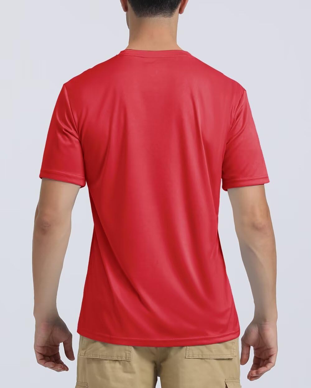 Boladeci Men's Swim Shirt Short Sleeve UPF 50+ Sun Protection SPF UV Moisture Wicking Lightweight Quick Dry Rash Guard