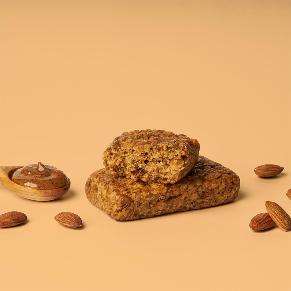 Bobo's Oatmeal Bars, Almond Butter, Gluten Free Vegan Whole Grain Oat Bars, Pack of 12