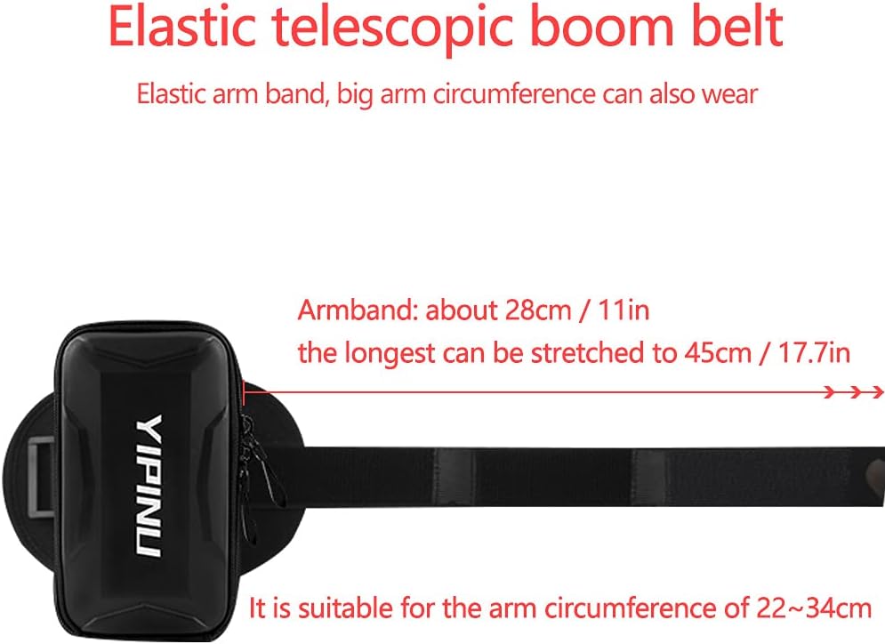 Dxyufazhe Outdoor Sports Multifunctional Armband Waterproof Running Sports Fitness Mobile Arm Bag, Compatible with iPhone 15 Pro Max 15 XS XR 8, Galaxy S25 S20 S10 Plus for Men & Women (Blue)