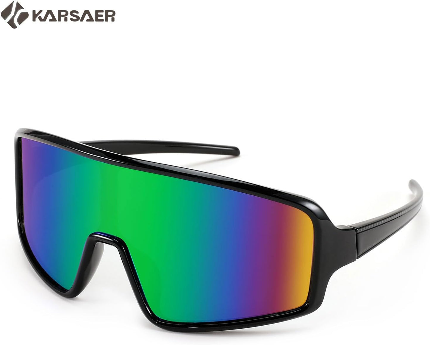 Karsaer Vision Sports Sunglasses Cycling Glasses Baseball Softball Sunglasses Unisex for Adult Youth Kids Boys Girls 8-16