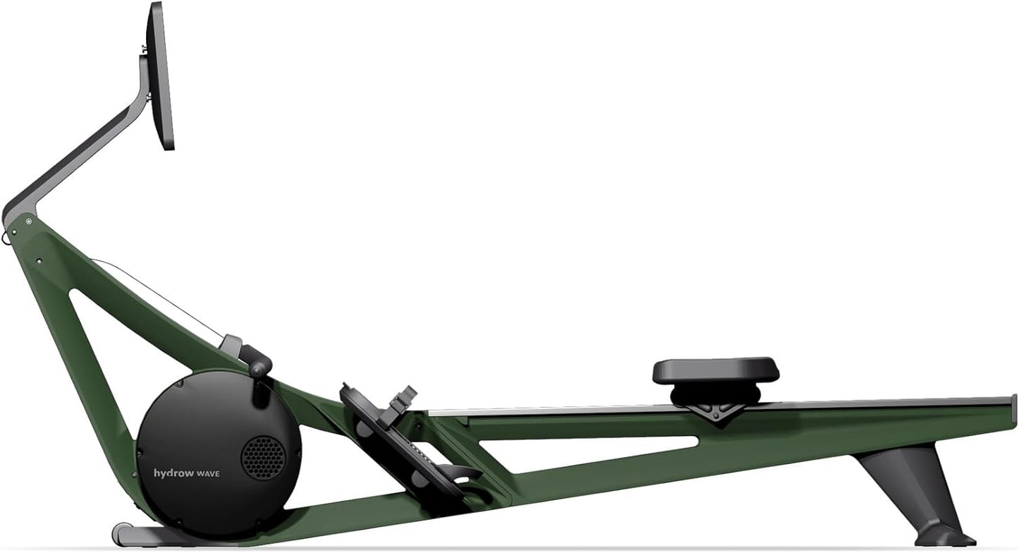 Hydrow Wave Rowing Machine with 16" HD Touchscreen & Speakers - Foldable | Live Home Workouts, Subscription Required