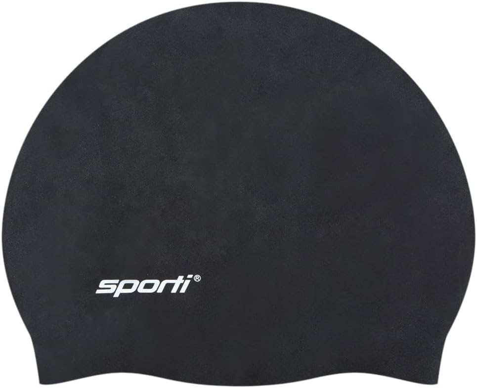 Sporti Silicone Swim Cap for Kids, Unisex Youth Swimming Cap, Protection Bathing Caps for Your Children, Aged 2-10