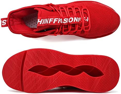 Hello MrLin Men's Running Shoes Non Slip Athletic Tennis Walking Blade Type Sneakers Hip Hop