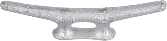 MarineNow Hot-Dipped Galvanized Iron Dock Cleat – Choose Size: 4", 6", 8", 10", 12", 14" – Heavy-Duty Boat Cleats for Dock Lines – Available in Single or Bulk Multi-Packs