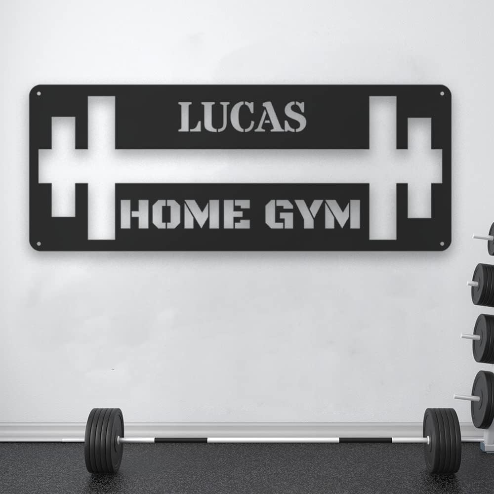 Custom Gym Sign, Sport Metal Wall Art,Personalized Fitness Room Sign, Home Decor,Gym Metal Wall Decor