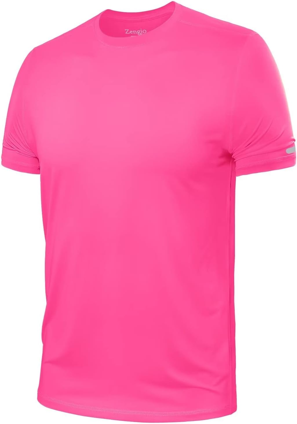 Zengjo Athletic Shirts for Men Short Sleeve Quick Dry Workout Running Gym Sport Exercise Tee Moisture Wicking