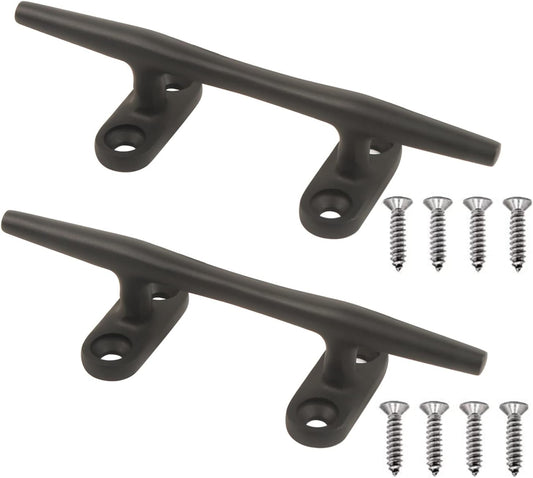 Boat Cleats 4 inch/5 inch/6 inch/8 inch Marine Dock Cleats Stainless Steel Boat Rope Cleat with Fasteners for Marine, Deck, Nautical Décor